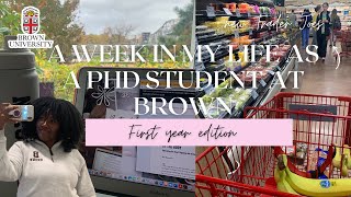 A Week in My Life as a PhD Student At Brown | Stipend Payday Routine & Exploring College Hill