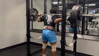 strength training 66 || squatting heavy for reps