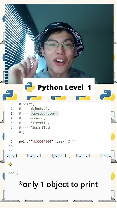 Python level 1 | Everything you need to know about print() - YouTube