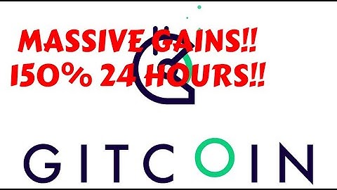 GITCOIN GTC UP 150% IN 24 HRS!! MASSIVE GAINS £50 INCOMING