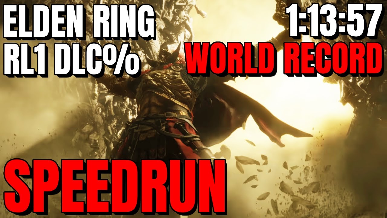 WORLD RECORD | TOUS LES BOSS LÉGENDAIRES DU DLC EN MOINS DE 1h14 ! | SPEEDRUN ELDEN RING RL1 DLC%