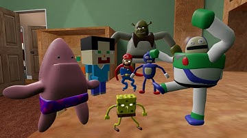 SPARTAN KICKING DESTROYED All 3D Sanic Clones Memes in Garry