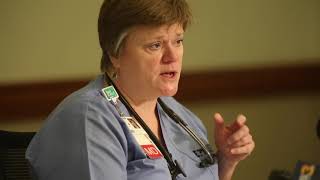 Press conference at Sentara Virginia Beach General Hospital