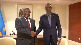 President Ramaphosa meets President Kagame of Rwanda