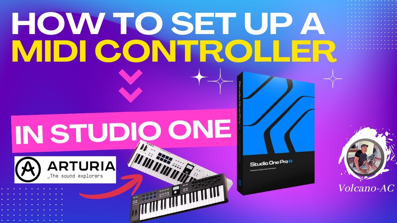 How to set up a MIDI controller in Studio One DAW? Arturia Lab ...