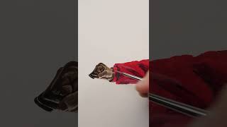 Painting a closed hand