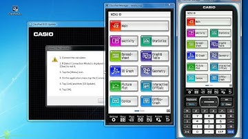 ClassPad Help 990 - Update ClassPad Operating System