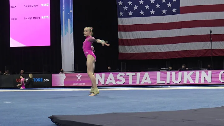 Ruth Whaley  Floor Exercise  2021 Nastia Liukin Cup