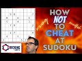 How NOT To Cheat At Sudoku!