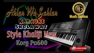 Ahlan Wa Sahlan Bin Nabi - Audul Marom || Karaoke Cover Korg Pa600 screenshot 4