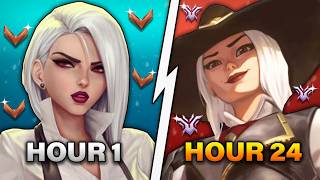 I Spent 24 HOURS Learning ASHE In Overwatch!