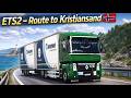 ETS2 Realistic Driving | Renault Magnum Krone Tandem | Bremen to Kristiansand | Steering Wheel