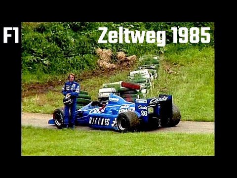 Formel 1 Zeltweg 1985 2.Start Alain Prost Ayrton Senna Michele Alboreto Heinz Prüller ORF