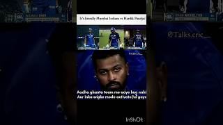 IT'S MI VS HARDIK 🤯🔥 #cricket #cricketshorts #ipl #trending #rcb #viratkohli #shorts #shortsfeed #rr
