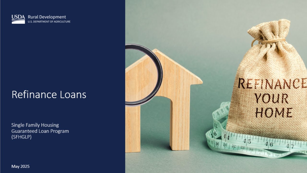 Usda Refinance Program USDA SFHGLP Loan Training: Refinance Loans - YouTube