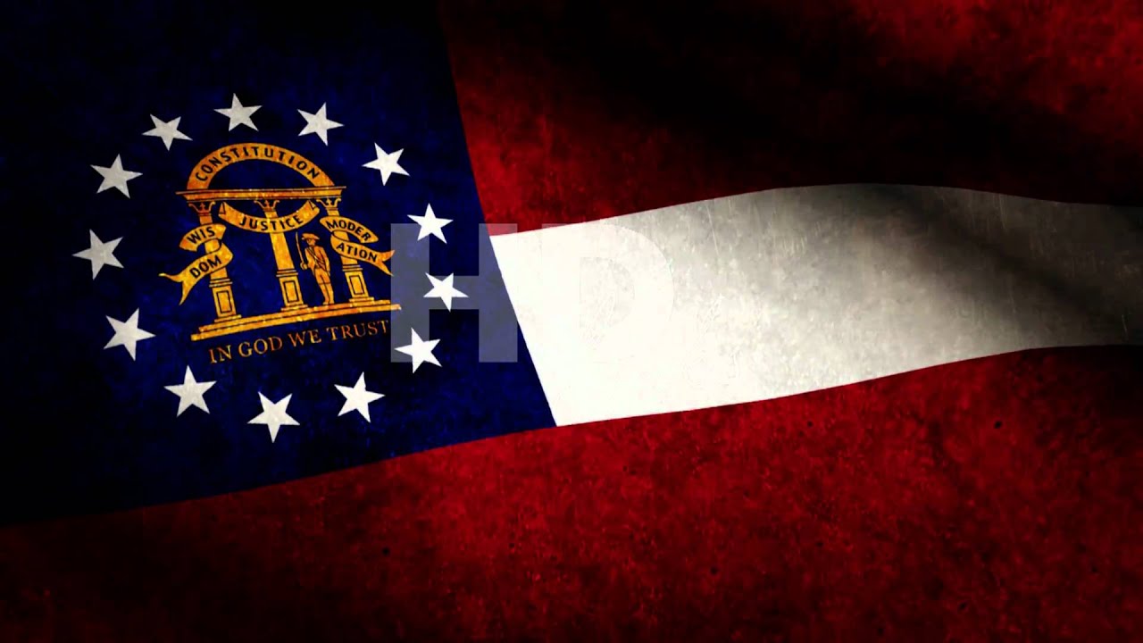 Georgia State Flag - YouTube