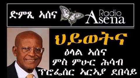 Voice of Assenna: OUR LIVES - Interview with Prof Araya Debessay Part 3 and Final