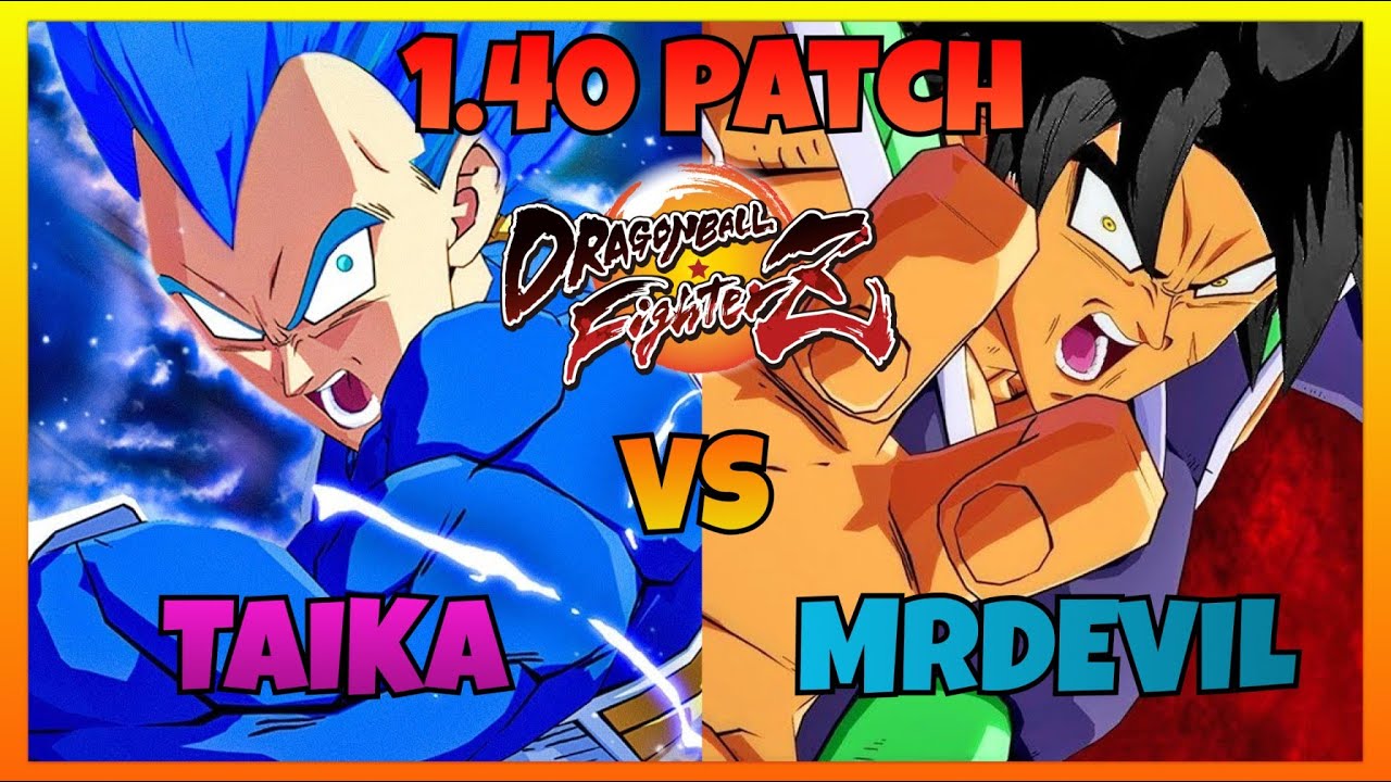 DBFZ 1.40 - TAIKA vs MRDEVIL gameplays (Blue Vegeta, Janemba, A. 17 vs Gogeta 4, UI Goku, S Broly)