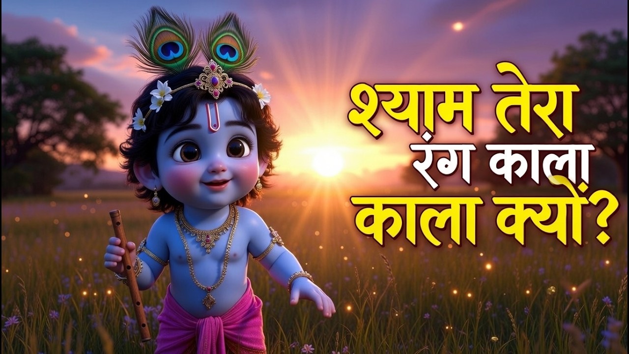 Jara Itna Bata De Kanha | Little Krishna Song | Kanha Tera Rang Kala Kyu |#vrindavan #krishnalove