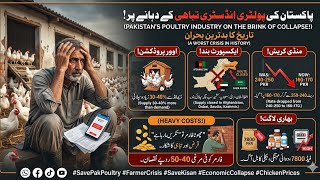 PAKISTAN'S POULTRY INDUSTRY ON THE BRINK OF COLLAPSE 