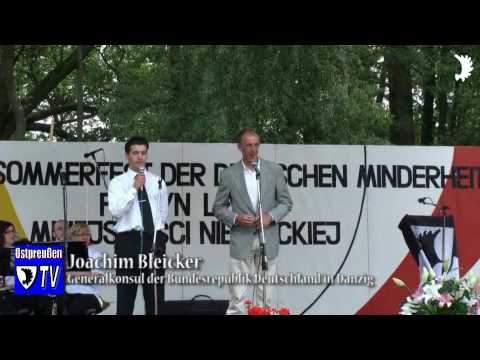 Ostpr. Sommerfest 2010: Gruworte von Mirosaw Stegi...