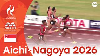 Singapore's Shanti Pereira tops 100m semis in 11.28s ahead of Odiong and Khanonta | Asian Games 2026