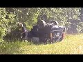 Left two kids in an flipped cadillac insane moments caught on police dashcam