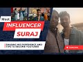 Influencer suraj sharing experiences on how to become youtuber influencersuyashvlogs