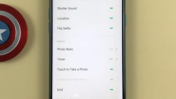 How to change the aspect ratio 3:4, 1:1, full screen in the camera on OPPO A31 Android 9
