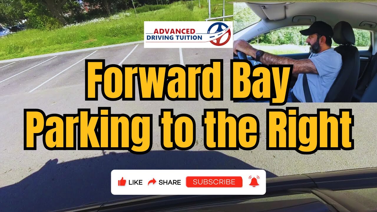 How to Do Forward Bay Parking to the Right | UK Driving Test Urdu Tutorial 2025