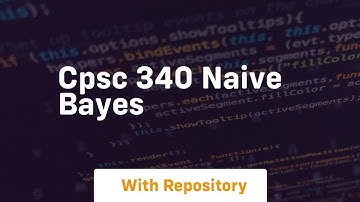 cpsc 340 naive bayes