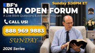 (Episode 0261) EBF's SUNDAY New Open Forum - August 23, 2026