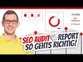 SEO Audit erstellen (lassen) 🔎 SEO Auswertung 📑 Bericht Reporting 🚀 Ahrefs SemRush Mangools SEO-Tool