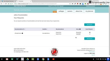 How Students Request Letters of Recommendation via Naviance