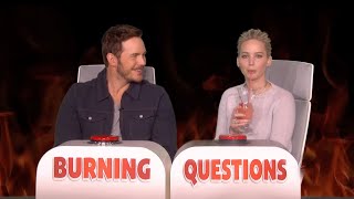 Jennifer Lawrence and Chris Pratt take on Ellen's Burning Questions!