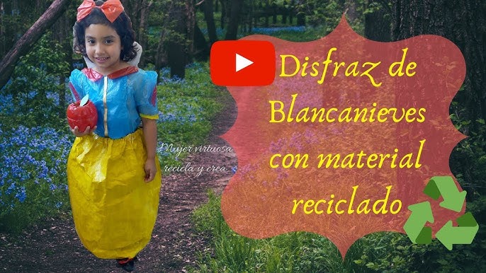 DIY Disfraz de Blancanieves - Elastizado, sin corset, largo a la rodilla 