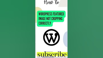 WordPress Featured Image Not Cropping Correctly