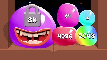 Jelly 2048 [Unlock 8K] - Blob Merge Jelly (Max level)