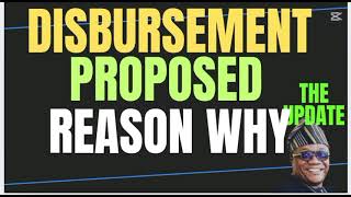DISBURSEMENT PROPOSED #disbursement #funding #grantfunding