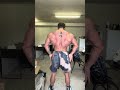 オリンピア3週前の背中