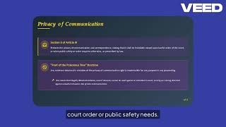 The 1987 Constitution of the Republic of the Philippines Article III Bill of Rights
