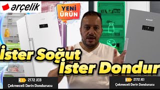 2172 JEB / 2172 JEI Yeni NO FROST Derin Dondurucu / İSTER SOĞUT -İSTER DONDUR /7 Bölmeli Dondurucu Resimi