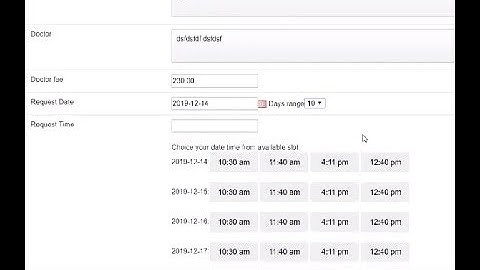 Medical Appointment Software in PHP MySQL with Source Code Free