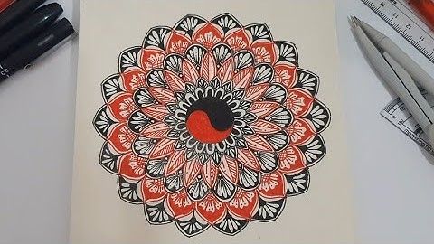 How to Draw a Mandala step-by-Step| Full Tutorial for Beginners