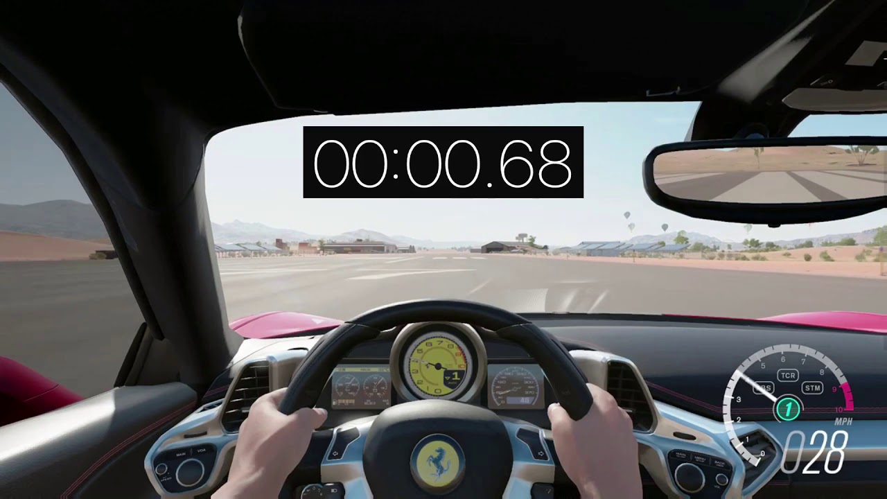 Ferrari 458 Italia 0-60-0 test - YouTube