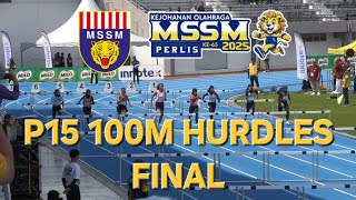 Download Lagu P15 100m Akhir Final Lari Berpagar Hurdles Kejohanan Olahraga MSSM 2025 Perlis - 20 Aug 2025 MP3 Download Lagu P15 100m Akhir Final Lari Berpagar Hurdles Kejohanan Olahraga MSSM 2025 Perlis - 20 Aug 2025 MP3