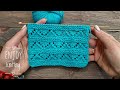 АЖУРНЫЕ ПИРАМИДКИ С ПЛАТОЧНОЙ ВЯЗКОЙ спицами | Узор #42 | Openwork triangles knitting pattern