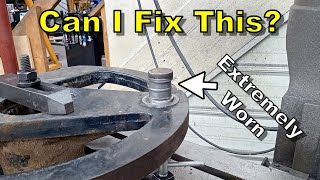 repairing a badly worn, obsolete part for a hay baler - manual machine shop