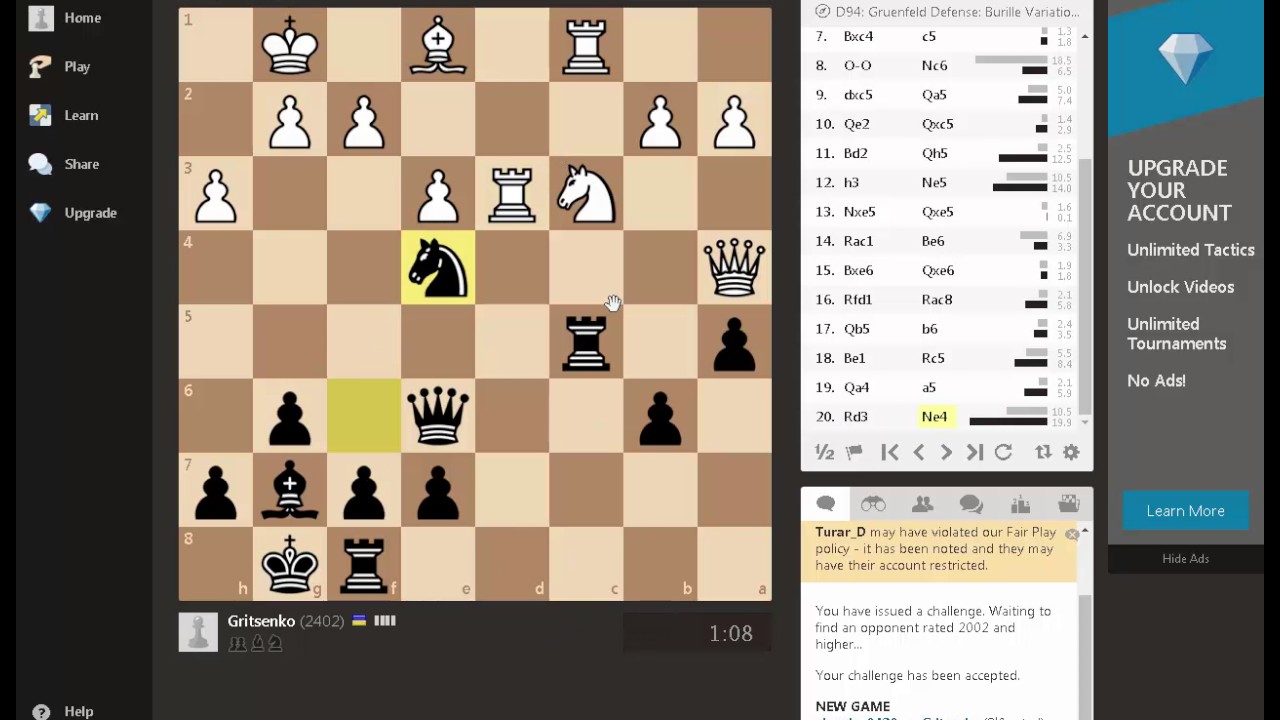 ⁣Блиц онлайн - пробил 2400 на chess.com