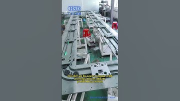 Double-track circular guide rail conveyor system, customized automated production conveyor solution